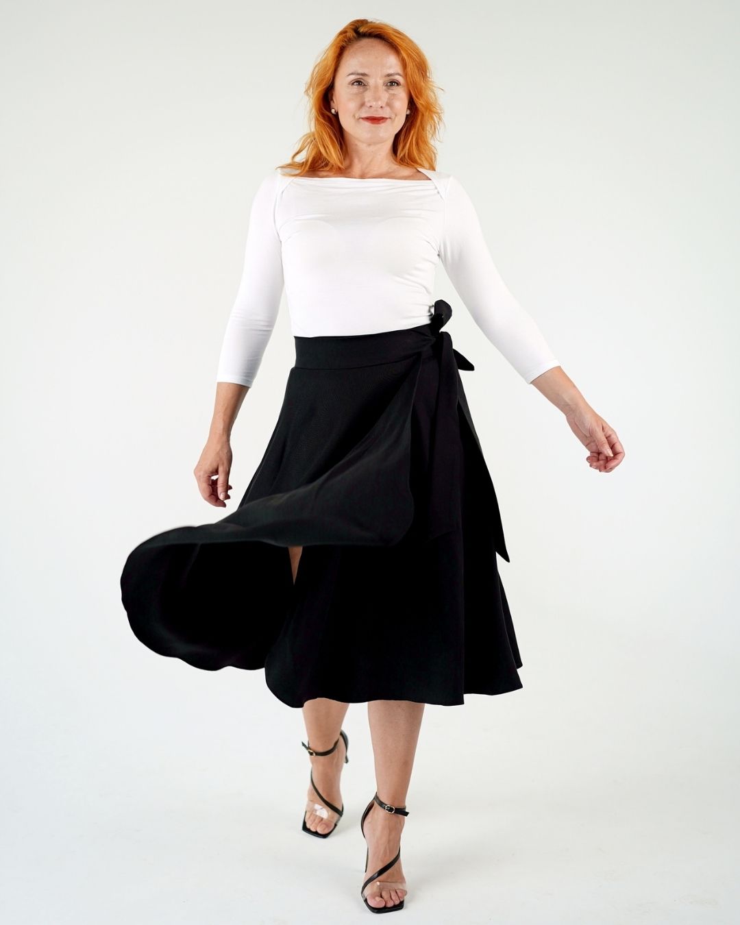 ZOE - tencelová zavinovacia sukňa  "RôZNE FARBY" - Image 6