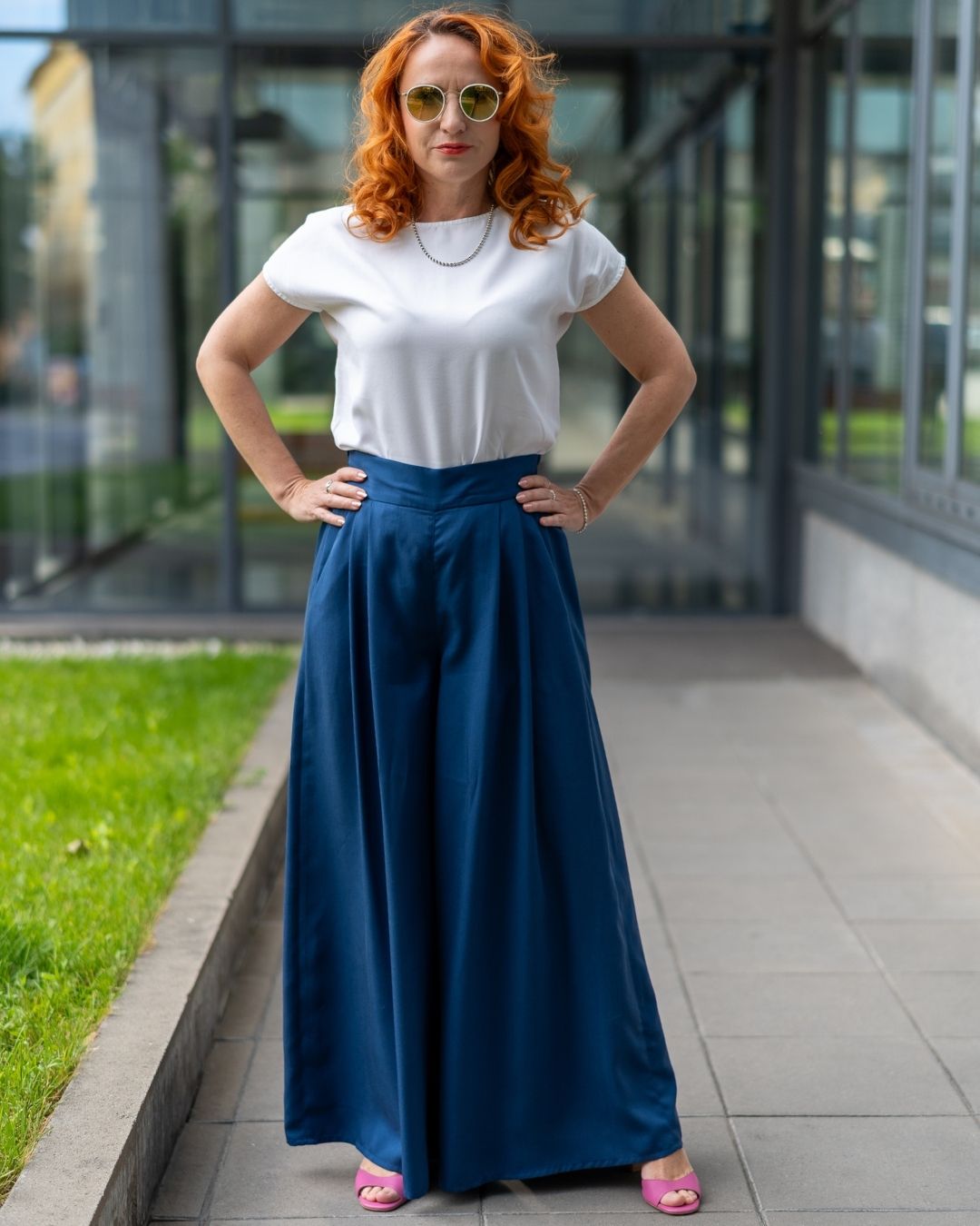 SIDNEY - MAXI tencelové sukňovice "RôZNE FARBY" - Image 2