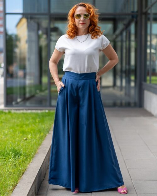 SIDNEY - MAXI tencelové sukňovice  "RôZNE FARBY"