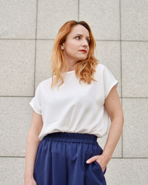 MERA - tencelový top "RôZNE FARBY"
