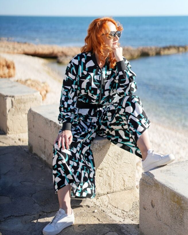 BARBORA - bombera z viskózy  "RôZNE VZORY" - Image 25