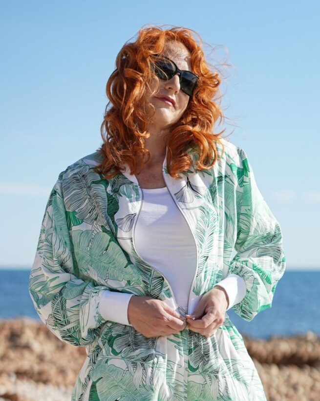BARBORA - bombera z viskózy  "RôZNE VZORY" - Image 32