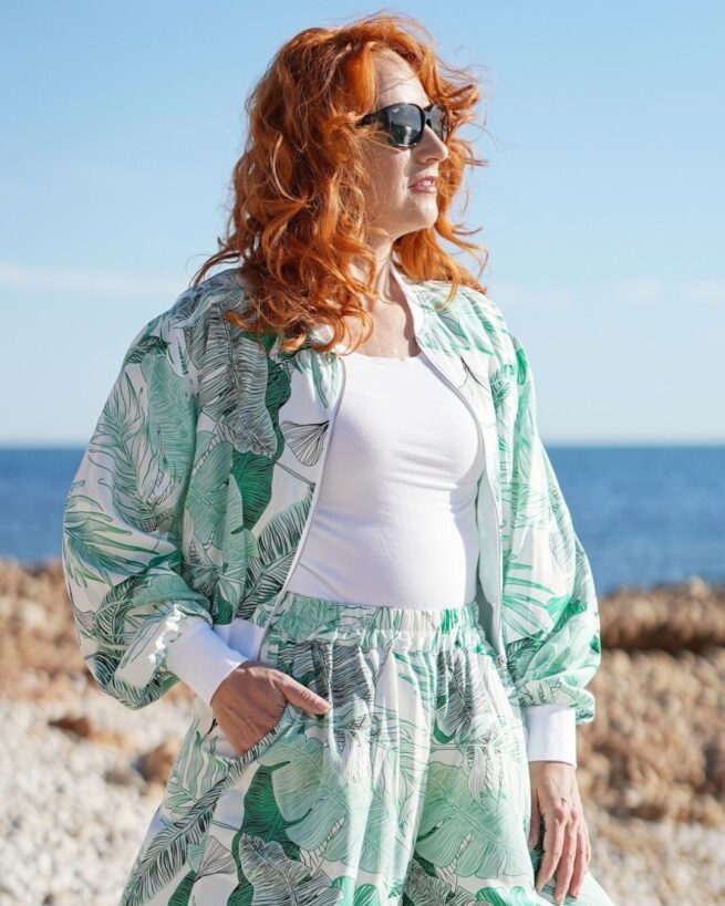 BARBORA - bombera z viskózy  "RôZNE VZORY" - Image 34