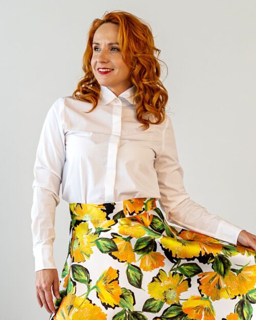 CLARISSA - elegantná košeľa  "RôZNE FARBY"