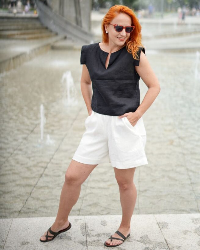 LENNY - ľanové šortky "RôZNE FARBY" - Image 7