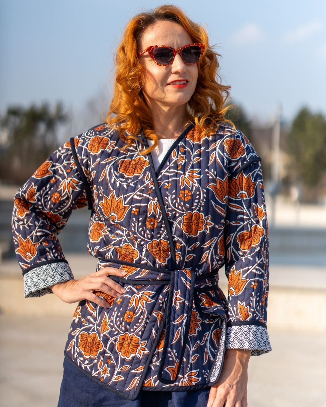 ELIOT - obojstranná kimono bunda "QUIET & WILD"