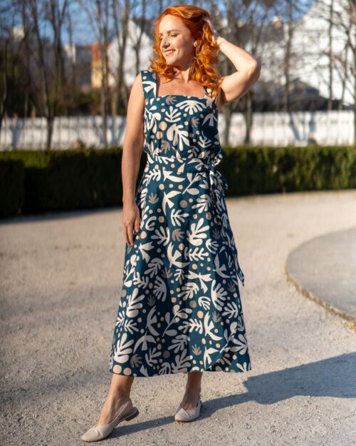 PALOMA - zavinovacia sukňa "half"