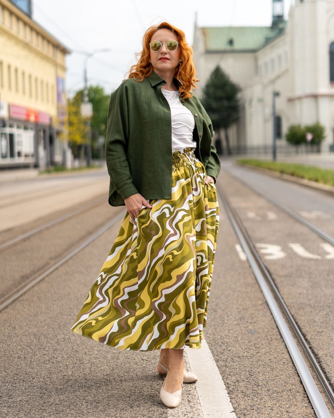 COLEEN - elegantná košeľa z ľanu "RôZNE FARBY" - Image 11