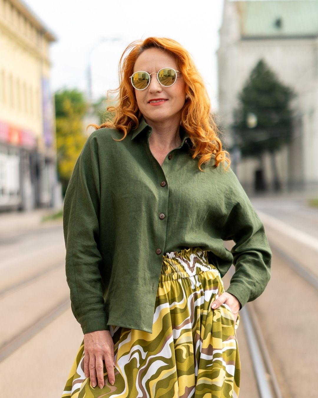 COLEEN - elegantná košeľa z ľanu "RôZNE FARBY" - Image 3