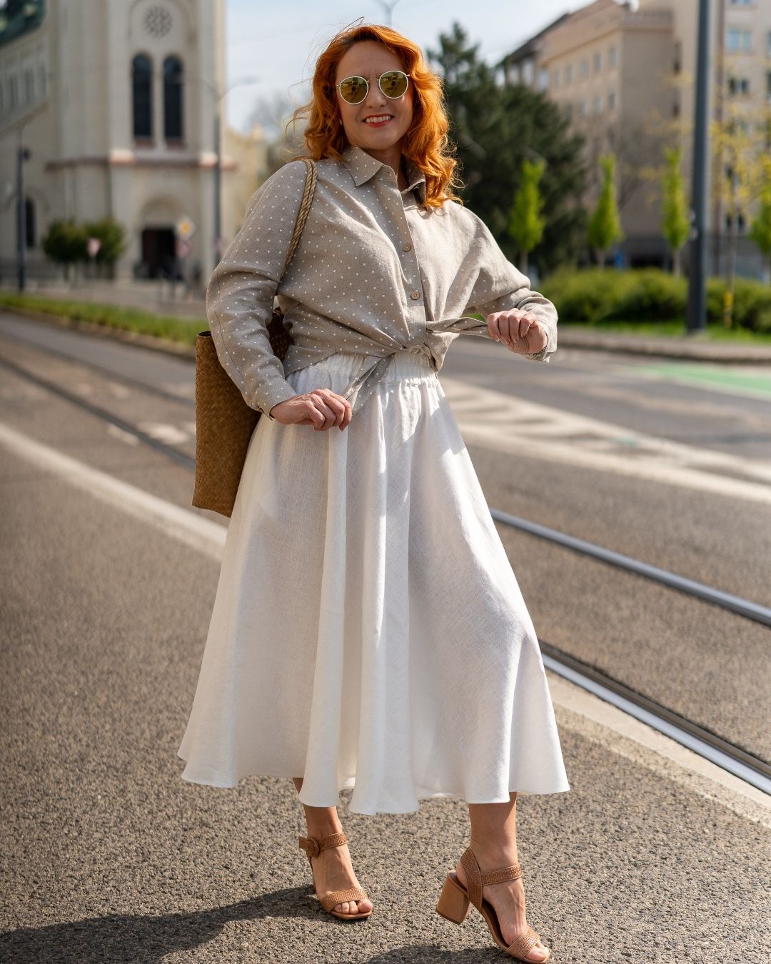 COLEEN - elegantná košeľa z ľanu "RôZNE FARBY" - Image 16