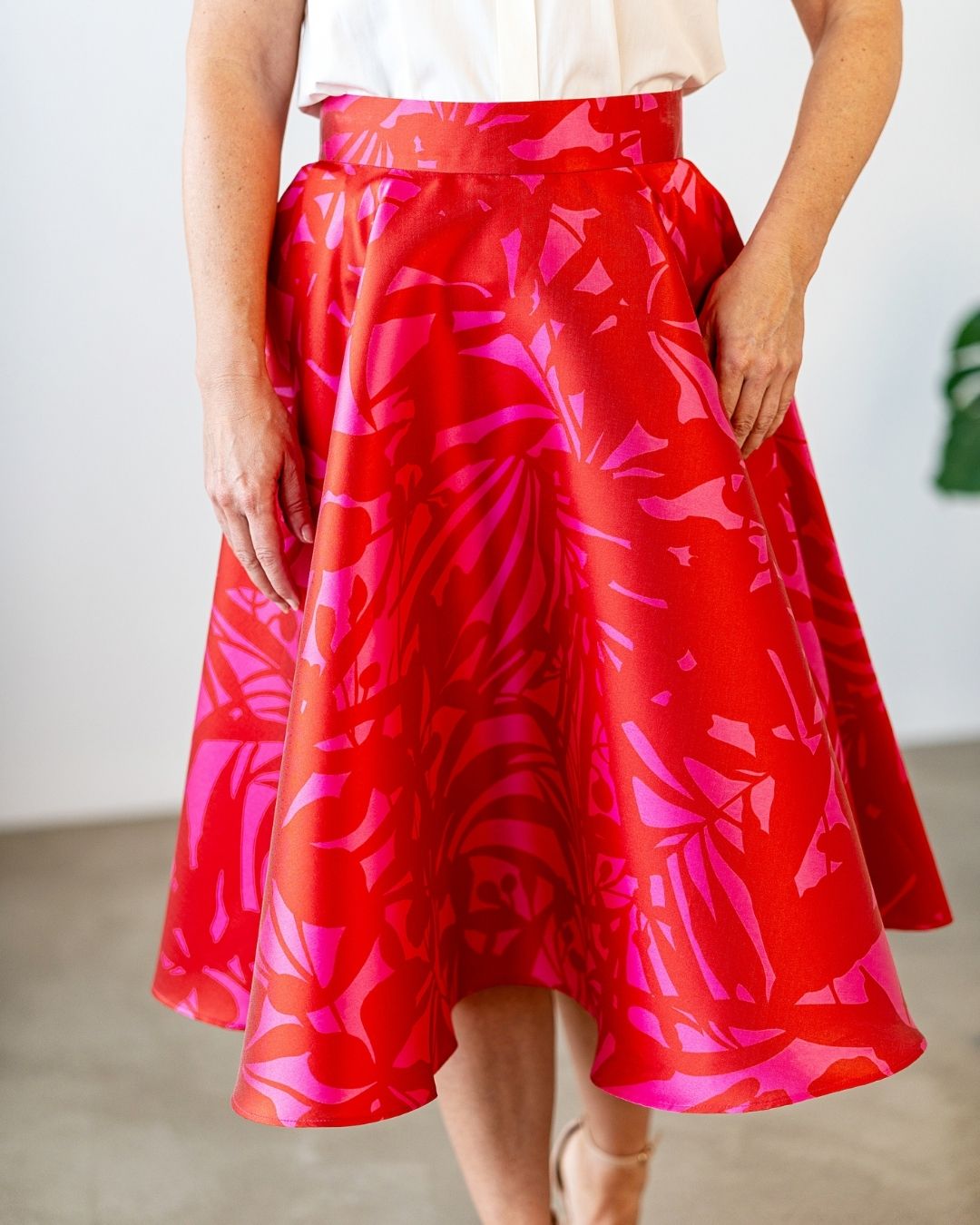 FELICITY - exkluzívna sukňa "red&fuchsia" - Image 7