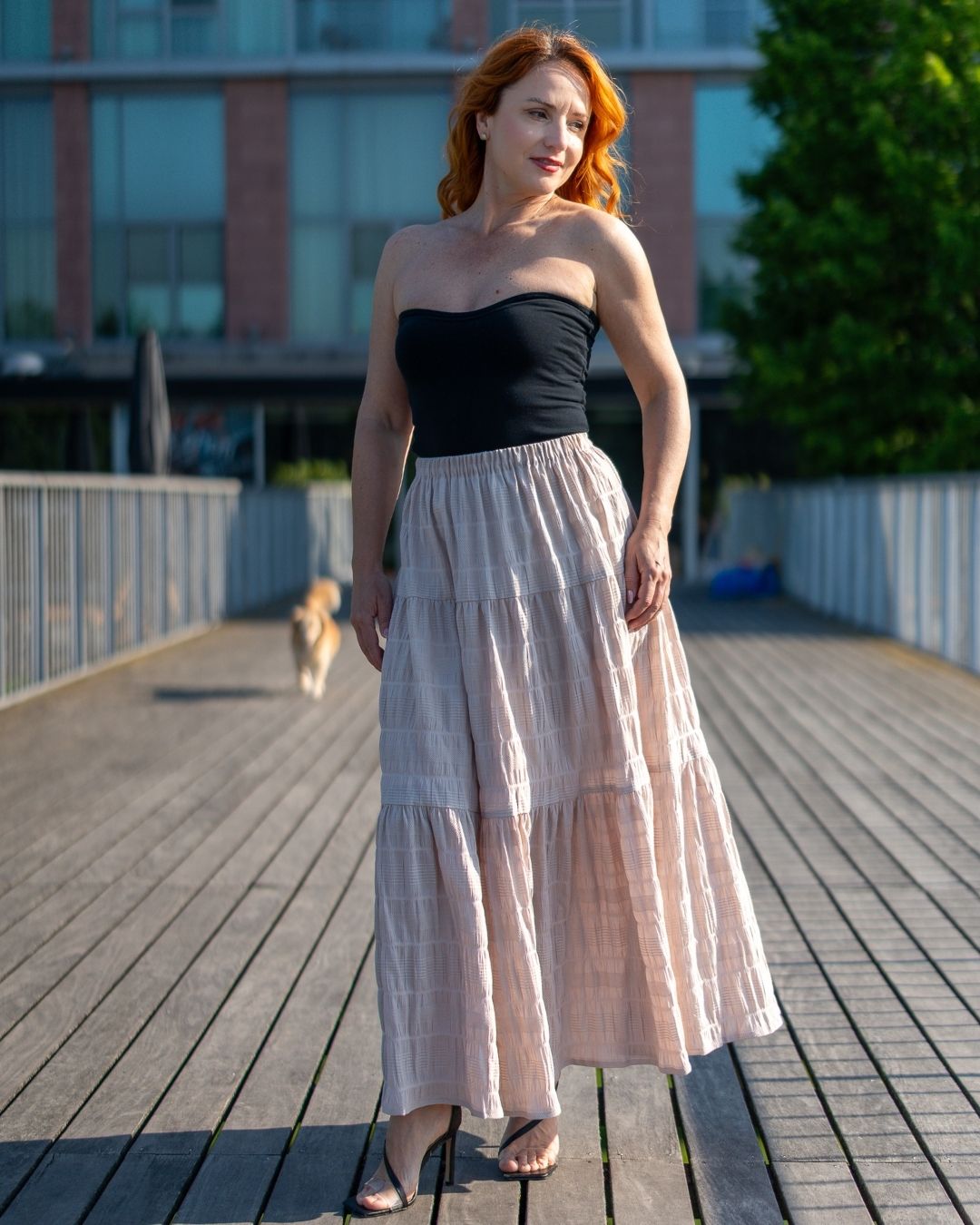 JULIA - letná maxi sukňa "sand" - Image 3