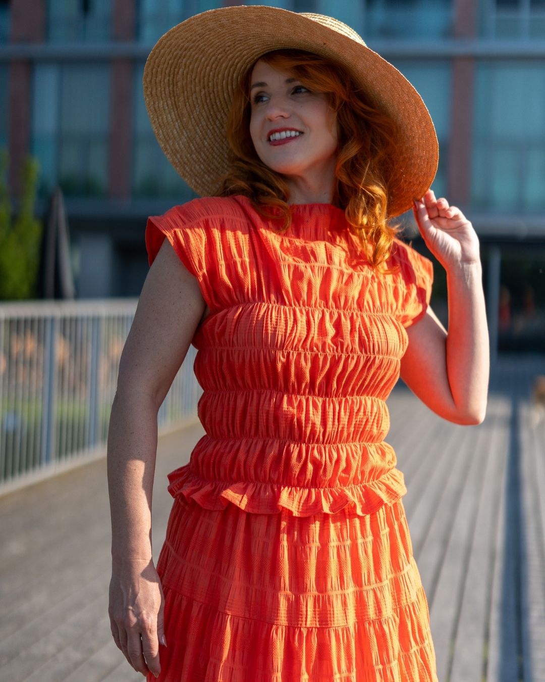 JULIA - letná maxi sukňa "coral" - Image 16