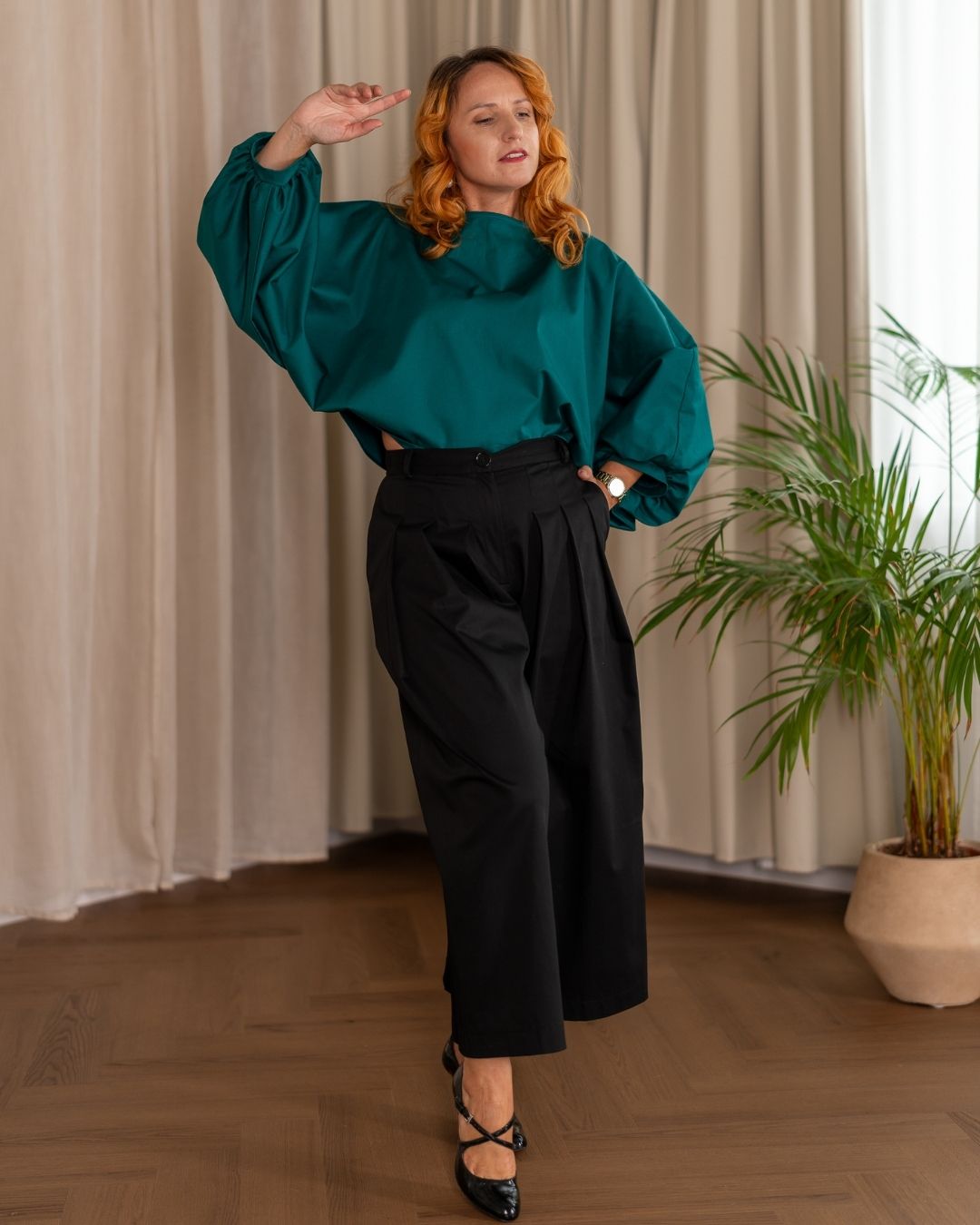 BARA - elegantný puf top "RôZNE FARBY" - Image 9